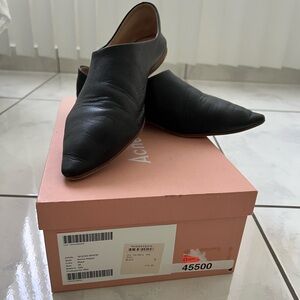 Acne Black Leather women’s shoes